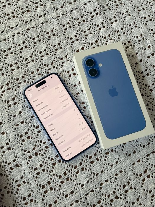 Iphone 16 128gb 100% kondycji