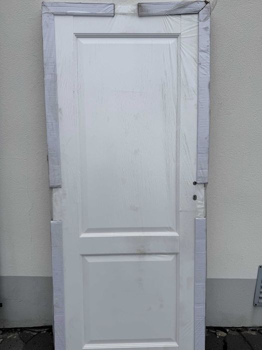 Drzwi białe DRE 80 cm + ościeżnica