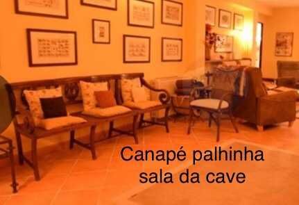 Canapé de Palhinha e Madeira