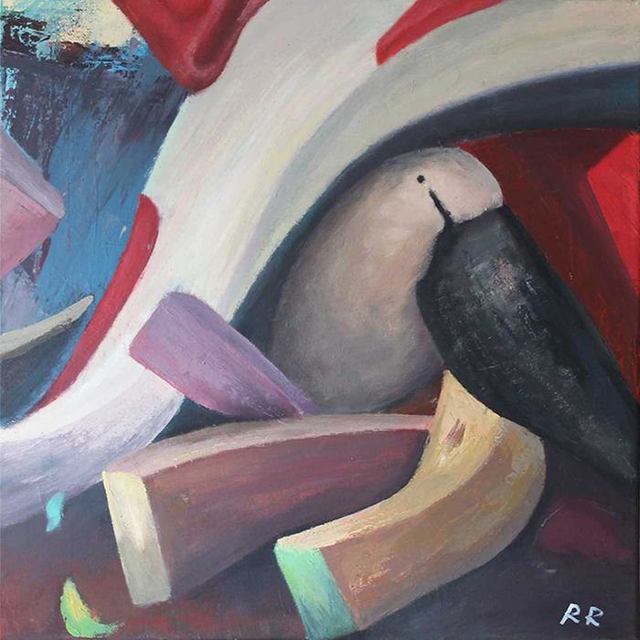 Obraz abstrakcja na płótnie, malowany przez Artystę, certyfikat