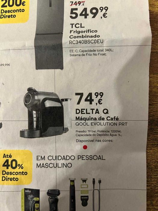 Cafeteira cápsulas – Delta café