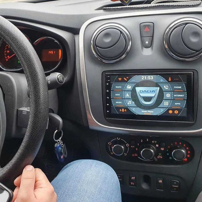 Rádio 2DIN • DACIA Logan Sandero Duster Dokker Lodgy • Android 4+64GB