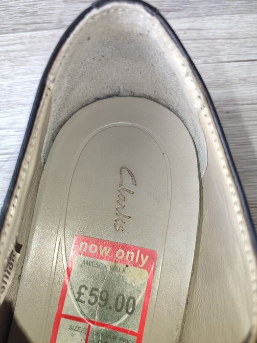 Clarks 44р туфли мужские ботинки кожаные Индия