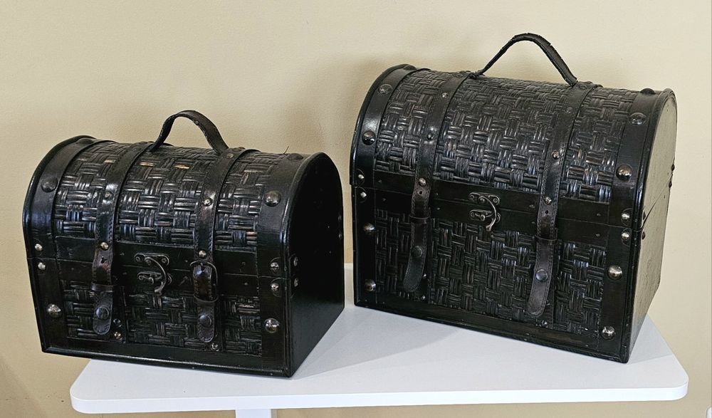 Set of Two Decorative Chests