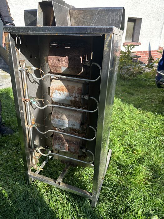 Opiekacz/gril pionowy 4 palnikowy