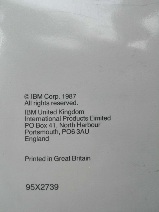 IBM DOS 3.30 Operating System, Year 198764409325939074121