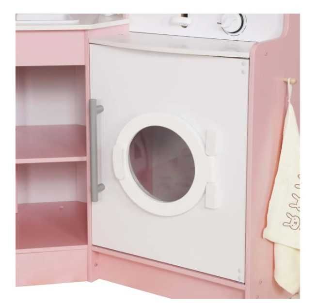 Дитяча кухня дерев'яна  AVKO Пальма Pink звукові та світлові ефекти