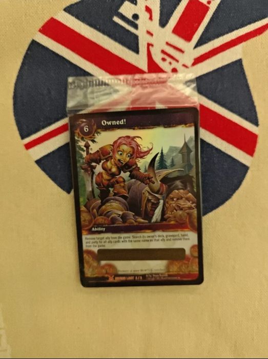 Carta World of Warcraft TCG Owned!