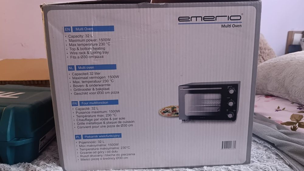Mini piekarnik wielofunkcyjny Emerio