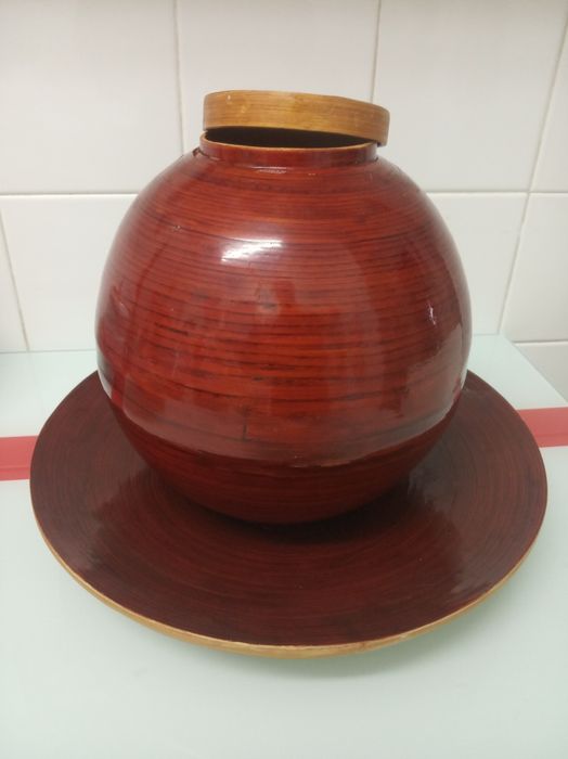 4 POTES de Porcelana