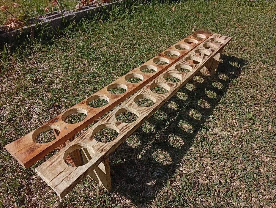 Suporte de finos a metro