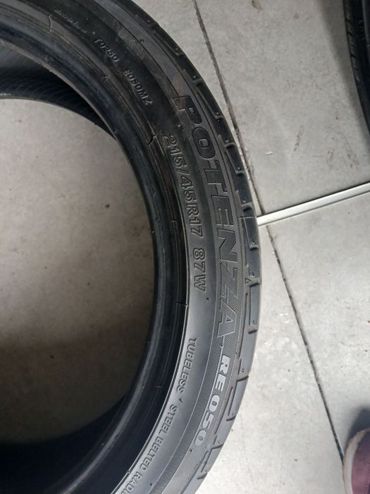 4 pneus 215 45 r17 bridgestone