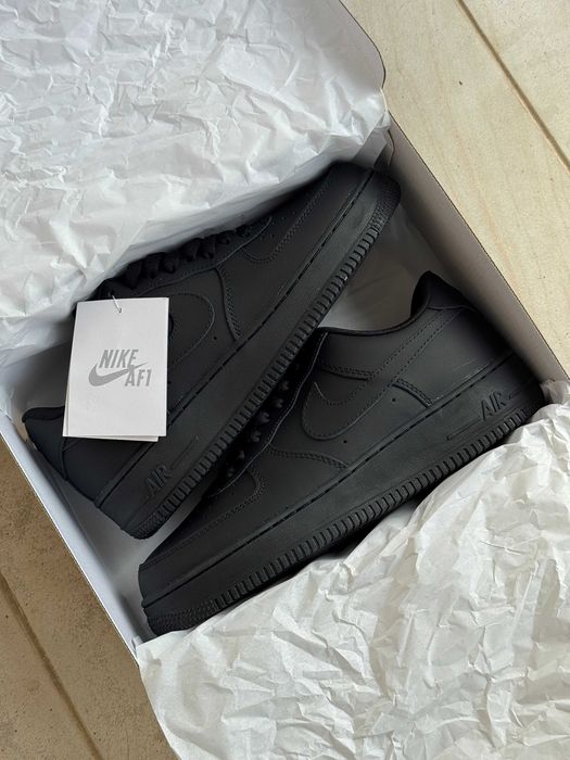 Мужские кроссовки Nike Air Force 1 "Classic Black" 40-45