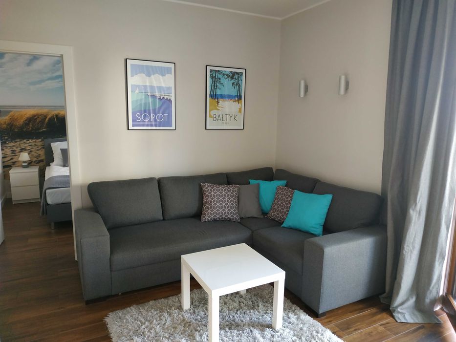 Sopot, ul. Łokietka Apartament 2-pokojowy z ogródkiem i garażem