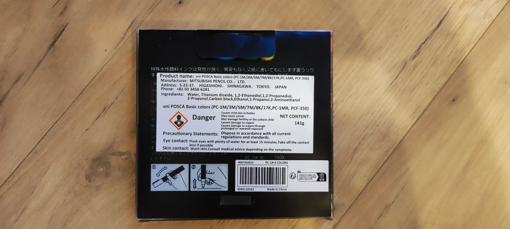 POSCA PC-1M zestaw 8 markerów