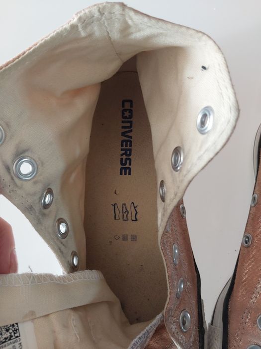 Trampki brokatowe converse