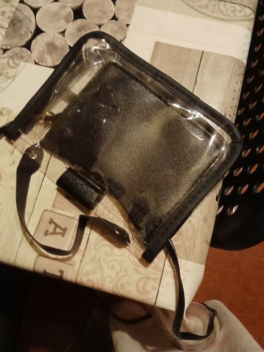 Mala de silicone preta nova