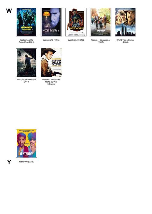 DVDs com filmes e conteúdos diversos – coleção organizada