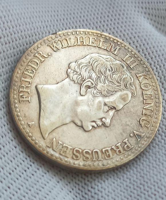 Срібна монета талер 1829, Прусія