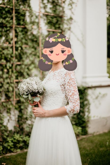 Suknia ślubna rustykalna, Boho