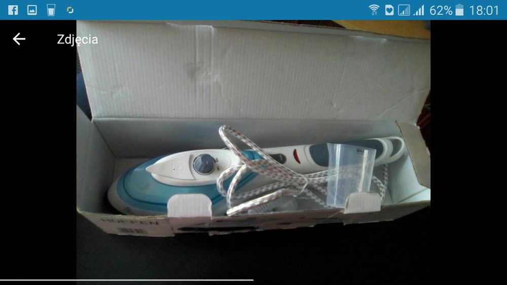 Szczotka parowa do ubrań