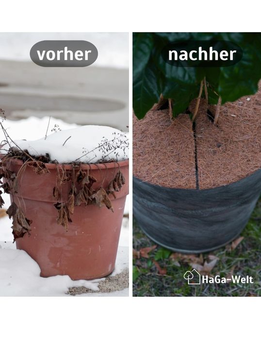 Zestaw krążków kokosowych2 x XL Ø 60 cm osłona donic ochrona