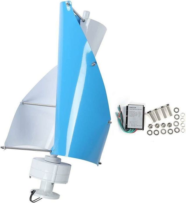 Вітрогенератор 100 Вт 12 В Спіральний вертикальний, автономний.