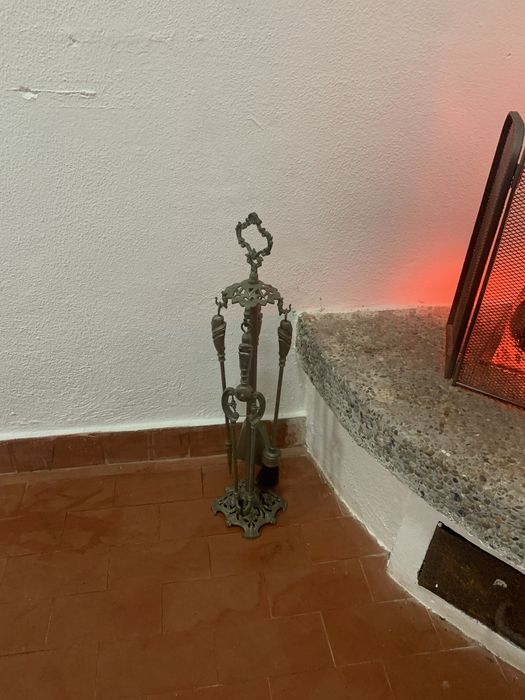 Proteção de lareira e acessórios