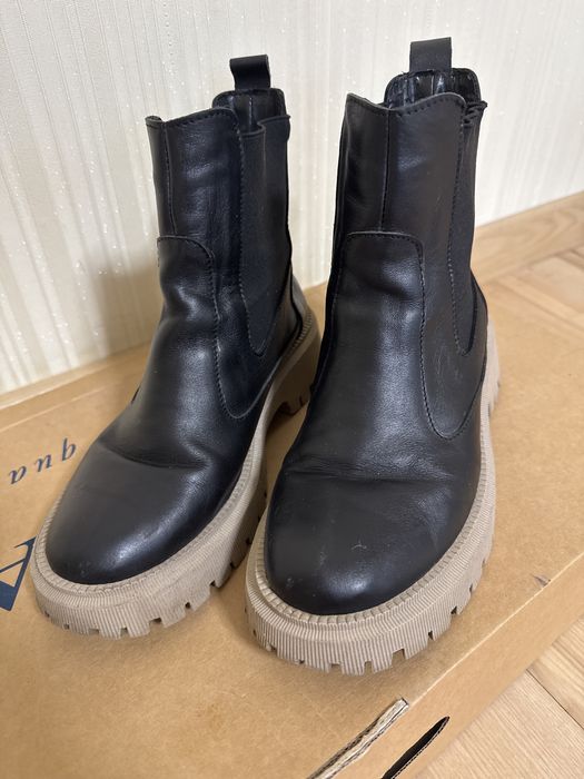 Черевики жіночі челсі осінні з утепленням на флісі