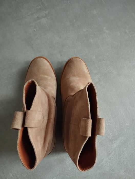 Zamszowe botki rozm. 37