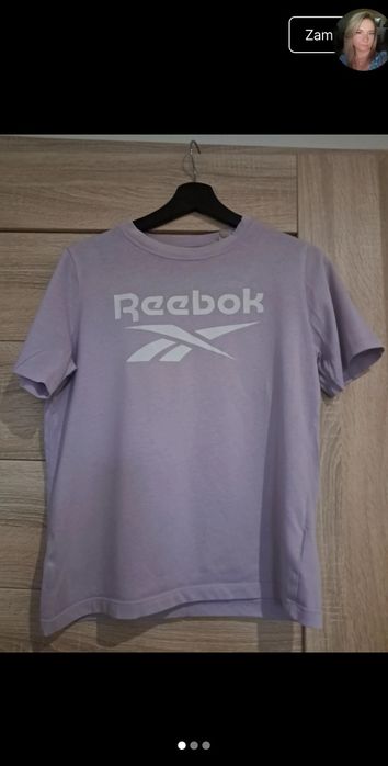 Bluzka reebok liliowa