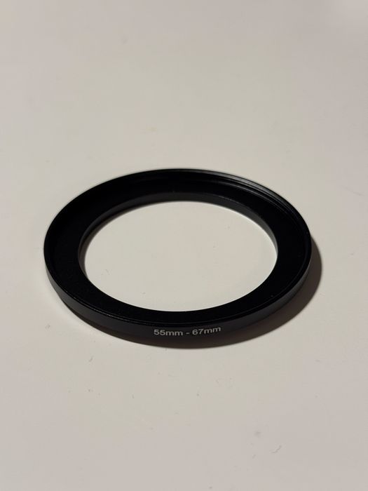 Pierścień redukcyjny (step-up) 55 mm → 67 mm