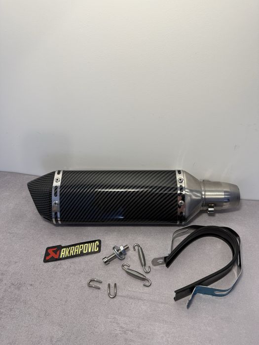 Прямоток Akrapovic 37-31см | Вихлоп на мотоцикл та автомобіль та sc project