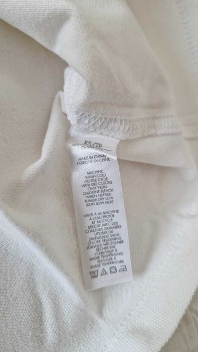 Polo branco, Calvin Klein, tamanho XS