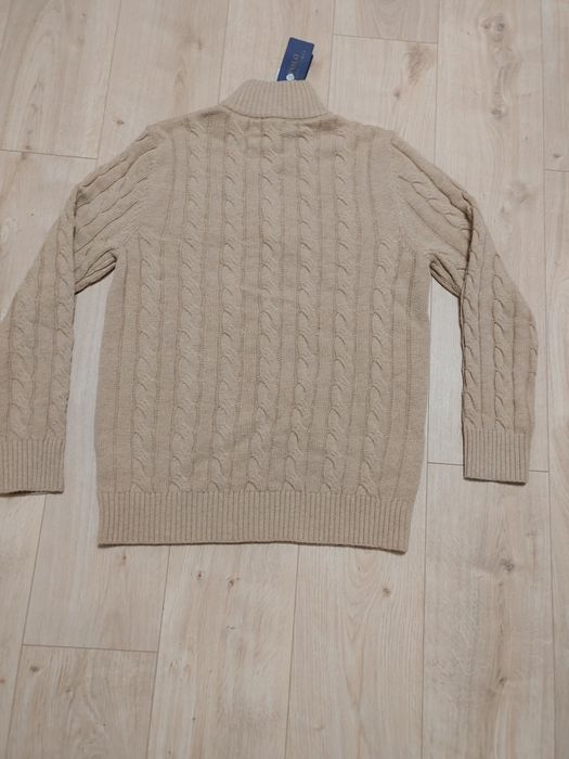 В’язаний світшот Polo Ralph Lauren / 1/4 zip / полузамок / кофта поло