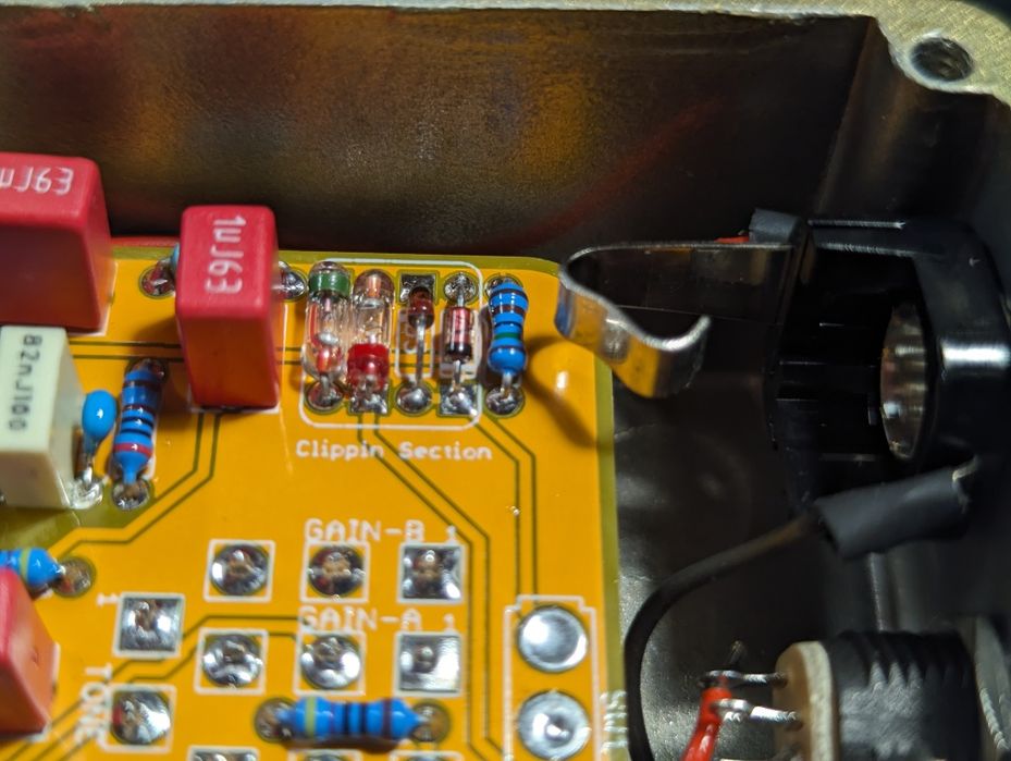 Klon Centaur - com troca de diodos