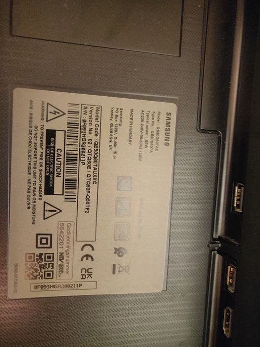 Samsung Q60T - Avariada