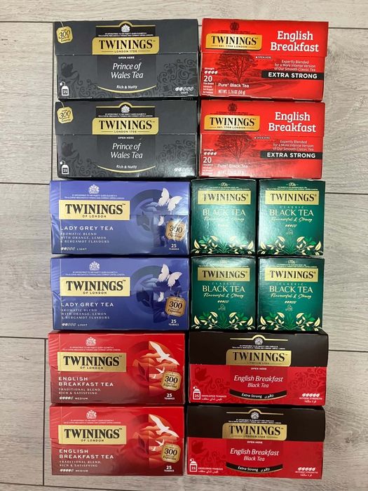 Zestaw czarnych herbat Twinings