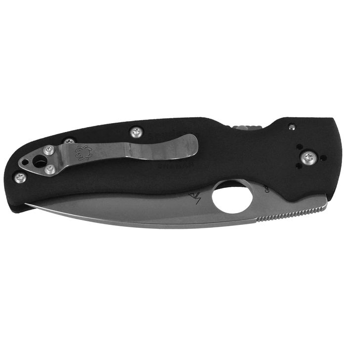 Nóż składany Spyderco Shaman Lightweight Black FRN, Satin (C229PBK)