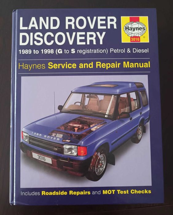 Manual de Oficina Haynes para Land Rover Discovery de 1989 a 1998