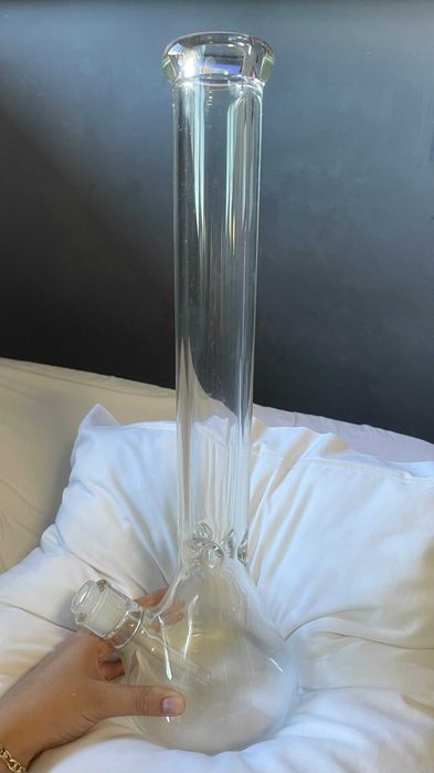 Bong de vidro 46cm vidro reforçado 9mm