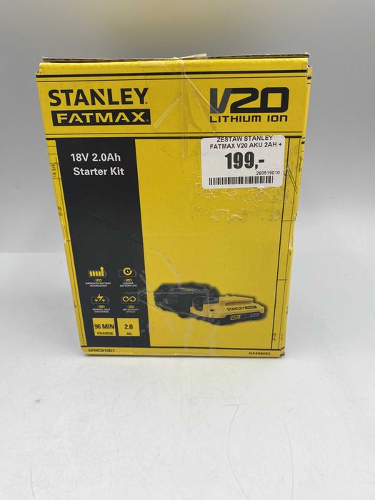Zestaw Stanley Fatmax V20 AKU 2AH + ładowarka SFMCB10D1-QW