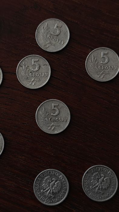 5 groszy z 1959 roku.