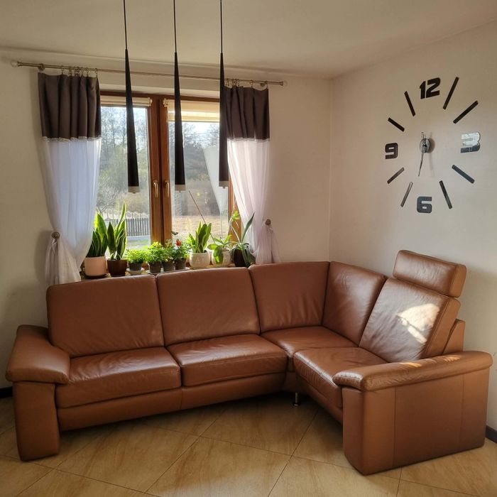 Niemiecki narożnik skóra naturalna