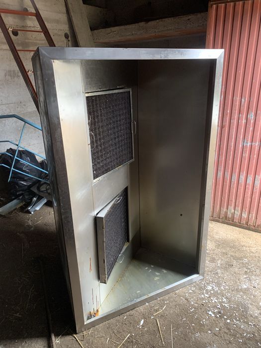 Hot em aço inox escovado com 2 filtros