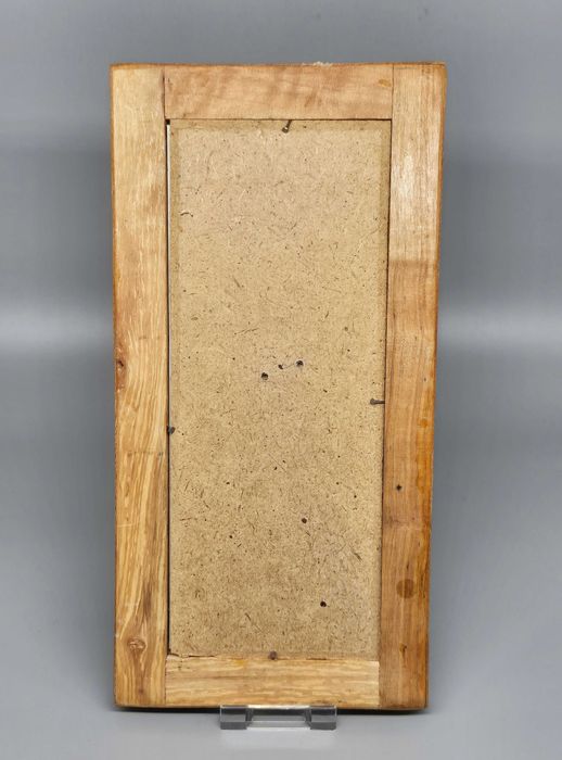 Obraz Khatam Persja intarsja ręcznie robiona Ptaki Kwiaty XX w.