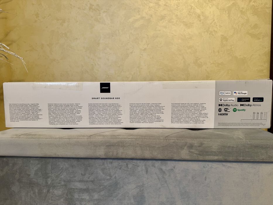 Нова Акустична Колонка Саундбар Bose Smart Soundbar 600 чорна