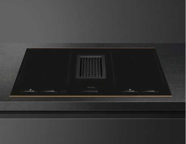 Placa de indução com exaustor - SMEG