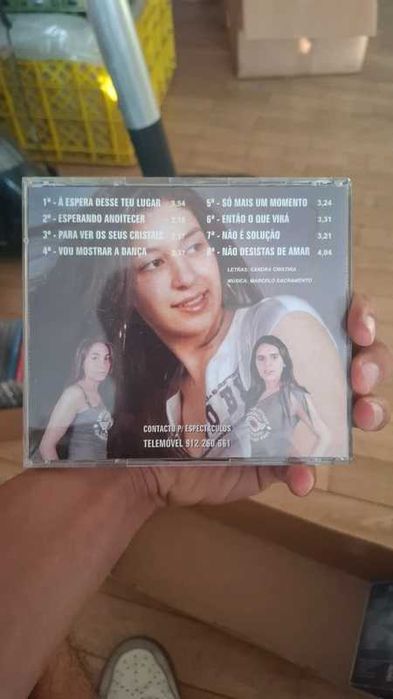 CD Sandra Cristina Imagens Marcelo Sacramento Pop Ligeiro Romantico