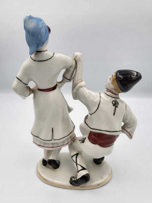 Figurka porcelanowa tancerze góral,Macedonia